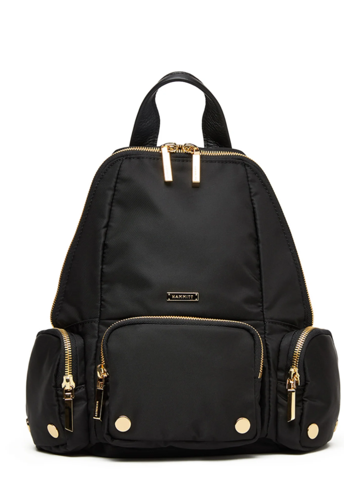 Hammitt Hunter Medium in Black Nylon Cargo