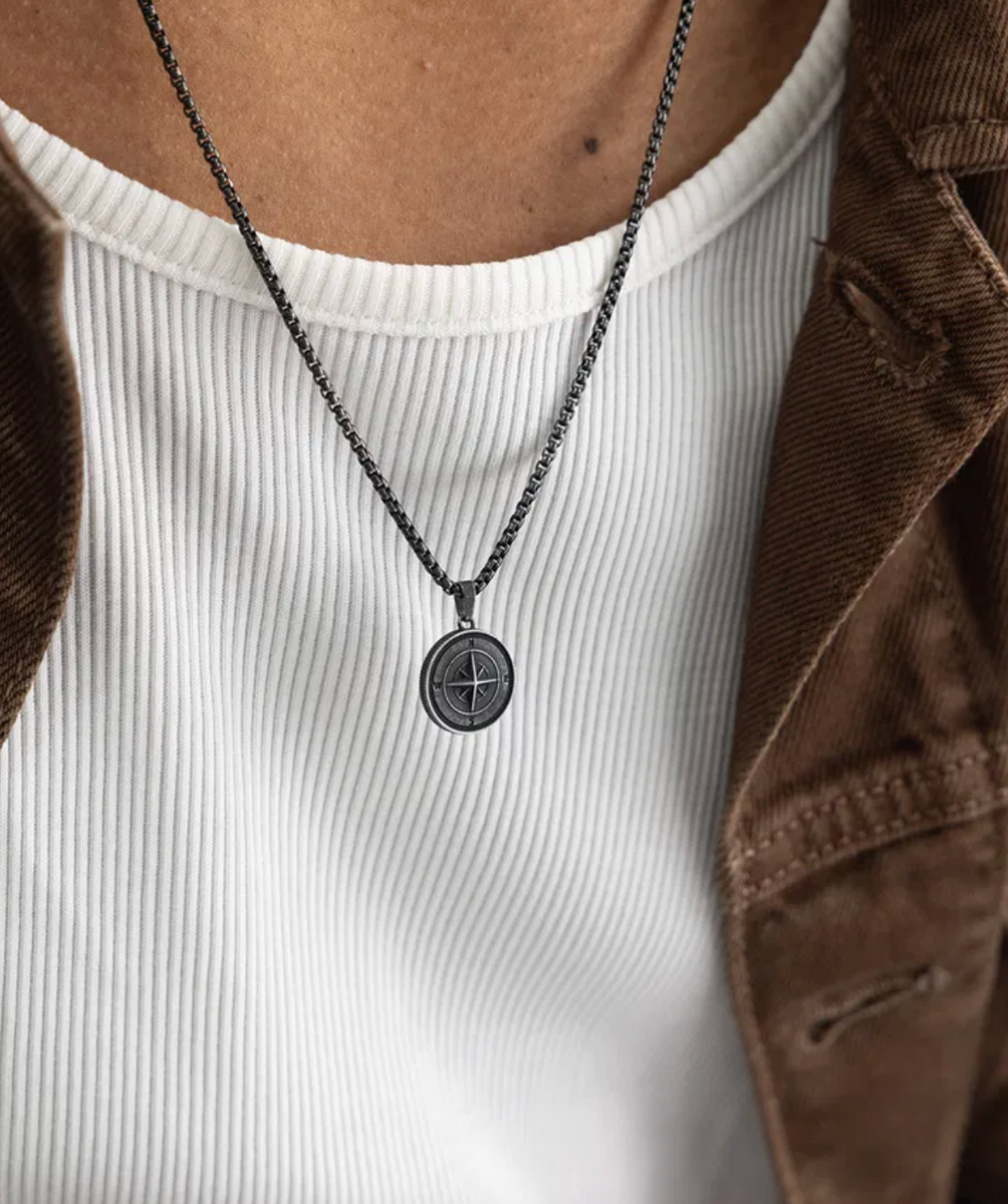 Pig & Hen Compass Rose Necklace in Vintage available from Weekends ...