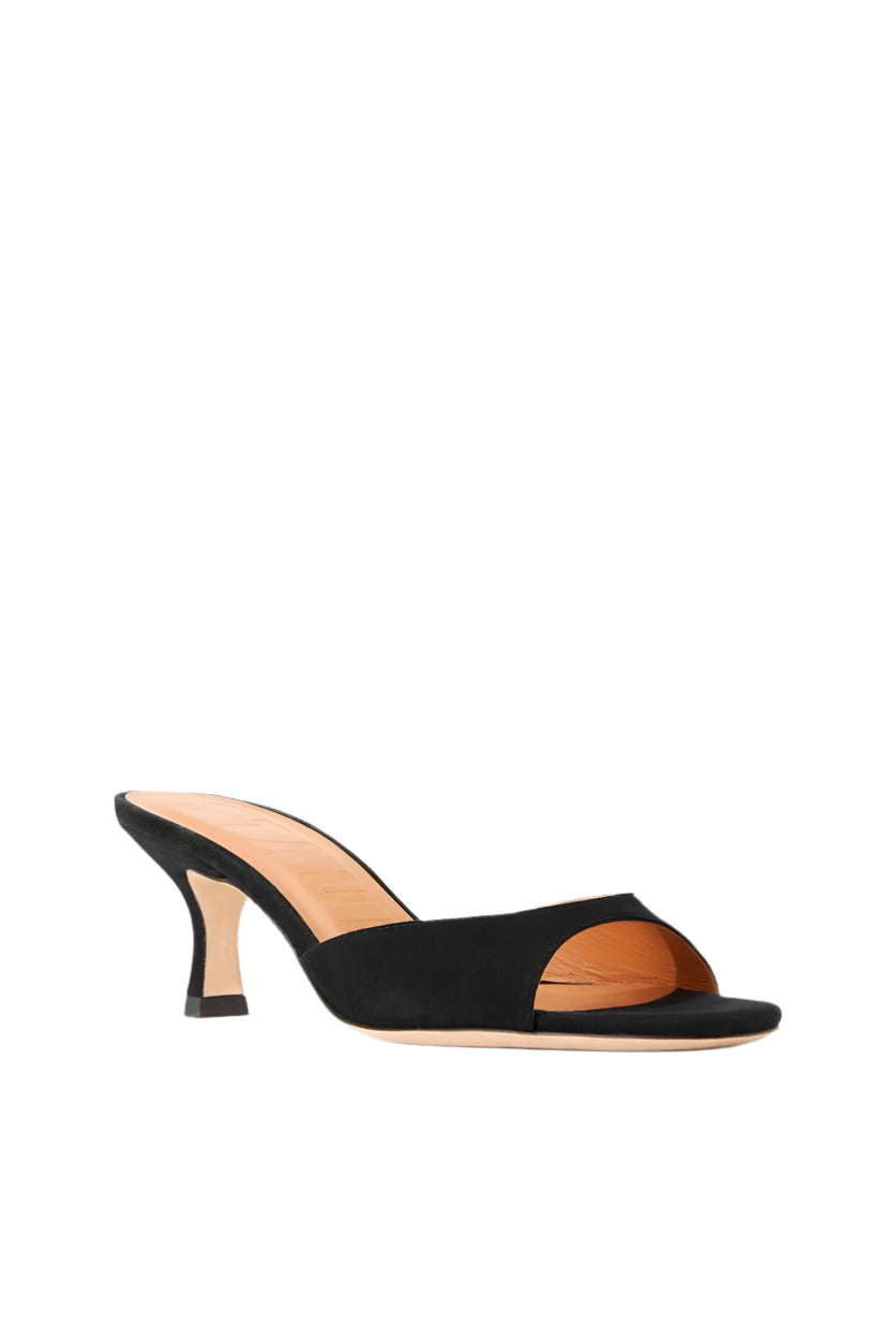 Staud Brigitte Mule in Black available from Weekends Boulder