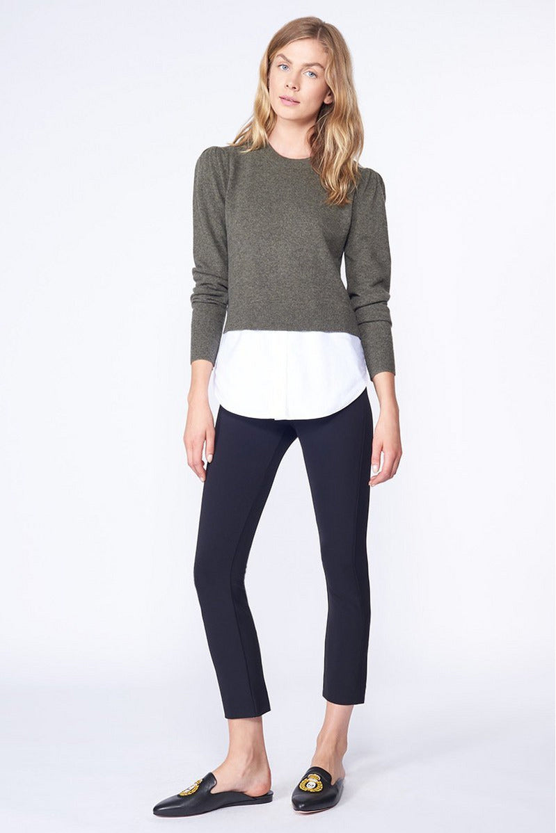 Veronica Beard Zip Back Scuba Pant